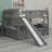 Bunk Bed With Slide,Fence And Ladder-415820331