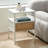 Set Of 2, Rattan Nightstand With Drawer, Metal Legs-1363595519