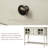 Sideboard Console Table with Bottom Shelf, Farmhouse Wood/Glass Buffet Storage Cabinet