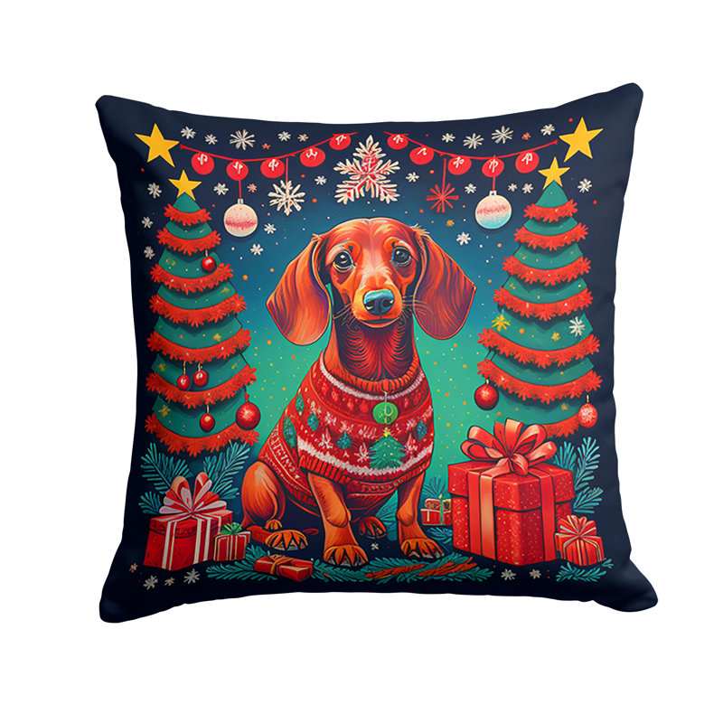  Coussin décoratif intérieur / extérieur en polyester Autre / Sans motif, 14 po x 14 po