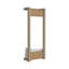 Porte-serviettes mural avec tablette et barre de suspension Arlington-128634345