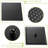 Wall Mounted Shower Combination With Waterfall Tub Spout - Oil Rubber Bronze 3 Function Rainfall & Handheld Valve Easy Installation And Sanitary Procedure Protocol Compilation Including -Balanced-125519047