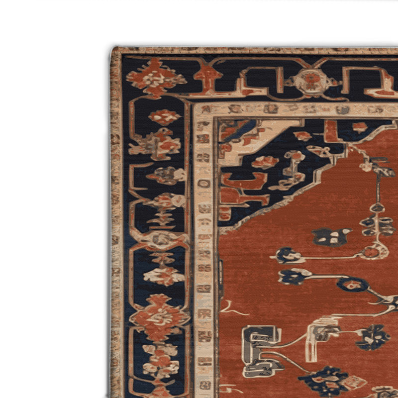 Tapis intérieur et extérieur ArtDeco, Rectangulaire 8 pi x 10 pi