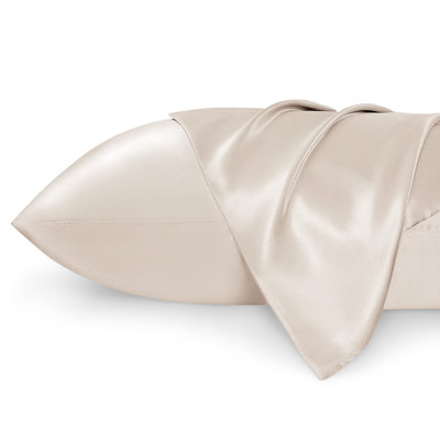 Bedsure Cooling Satin Pillowcase Envelope Closure(Set Of 2)