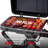 Feasto 360 sq.in Rectangular Burner Propane Gas Grill, Foldable Grill with Foldable Cart on Wheels for Outdoor Cooking, Camping & Tailgating, Black-117967950