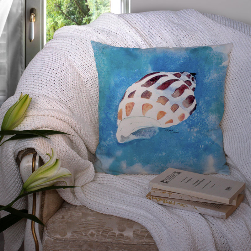 Coussin intérieur / extérieur bleu Shells