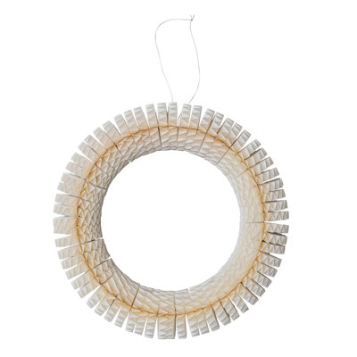 Handcrafted Faux Paper 19.5'' Wreath