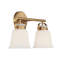 Éclairage pour salle de bain 2 lumières Savoy House Kaden en laiton chaud-70337275-119772783-119772787