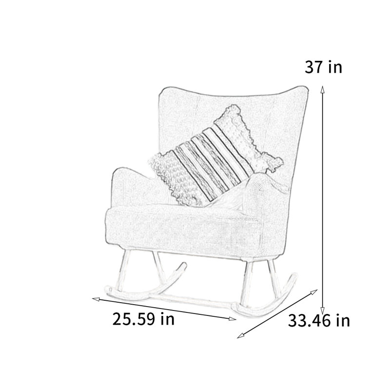 ComfySofa.s Elegant rocking chair with premium material | Wayfair