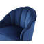 Fauteuil à oreilles 25 po en velours capitonné-405237822