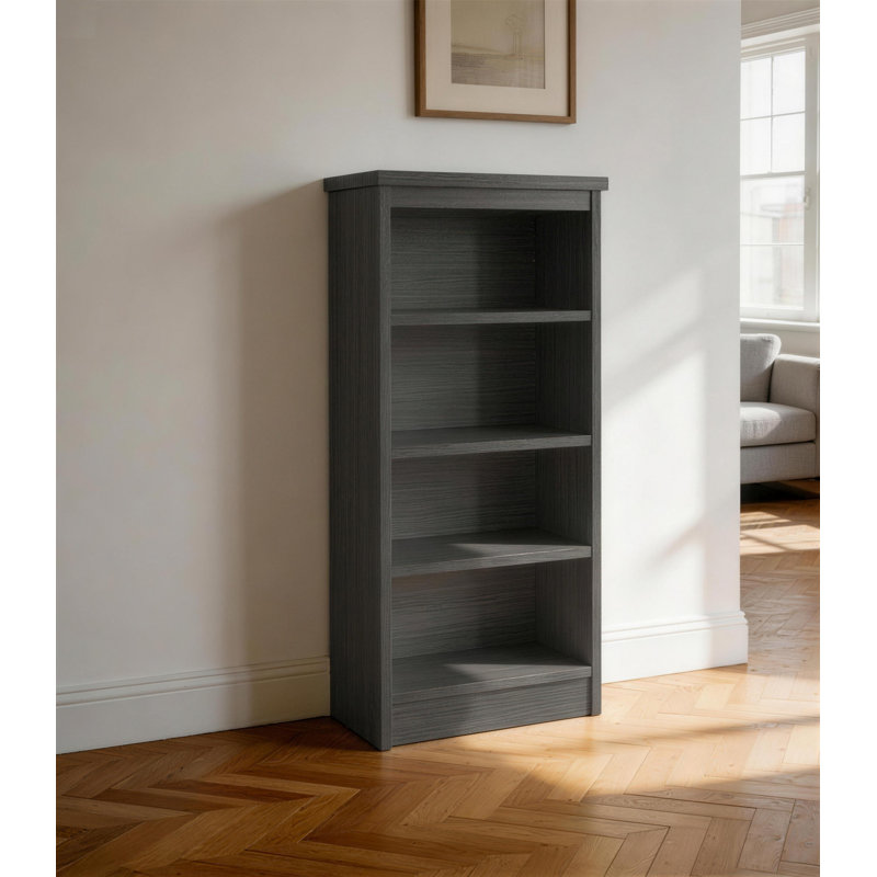 Moreno 48cm W Standard Bookcase, Black Havana