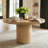 47" Solid Round Pedestal Kitchen Dining Table-1684990775