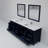Jacques 84 in. W x 22 in. D Double Bath Vanity, Faucet Set, & 34 in. Mirrors-113025136-113025139