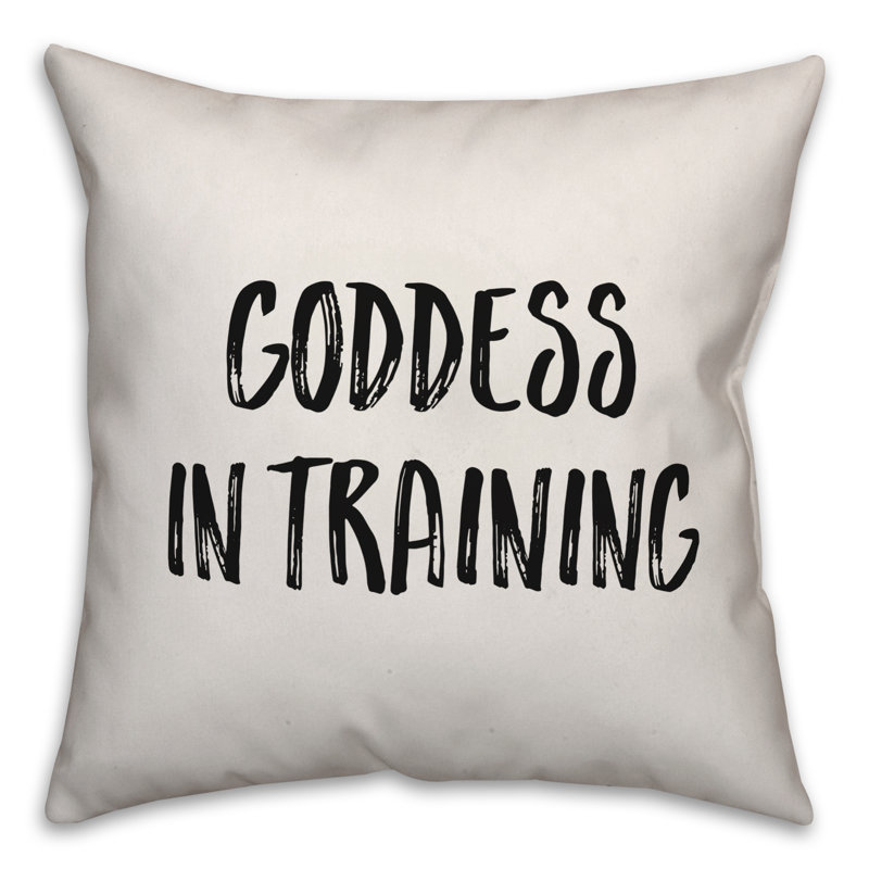 Coussin Déesse en formation, 16 po x 1 po
