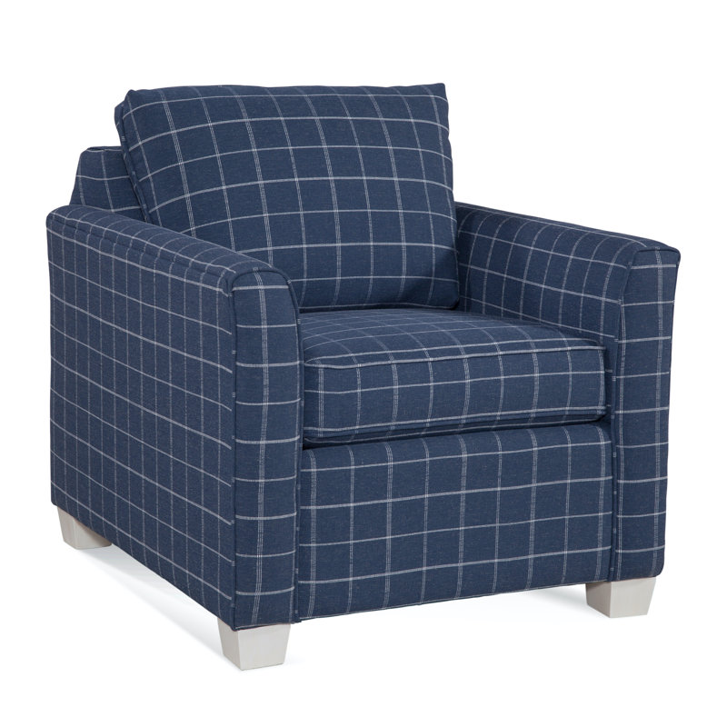 Charleston Upholstered Accent Chair, Java, Brown Geometric, 0456-33