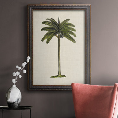 " UA CH British Palms IV " Watercolor Painting