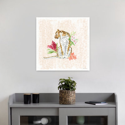 Art de fleur de chat de la jungle VII