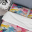 Paint Lines With White Overlapping Stripes Abstract Duvet Cover-917407935