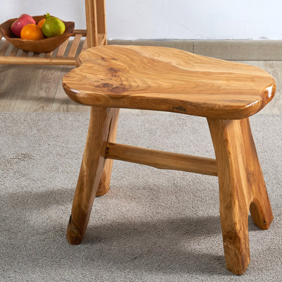 Tabouret de coiffeuse en bois massif Minnick