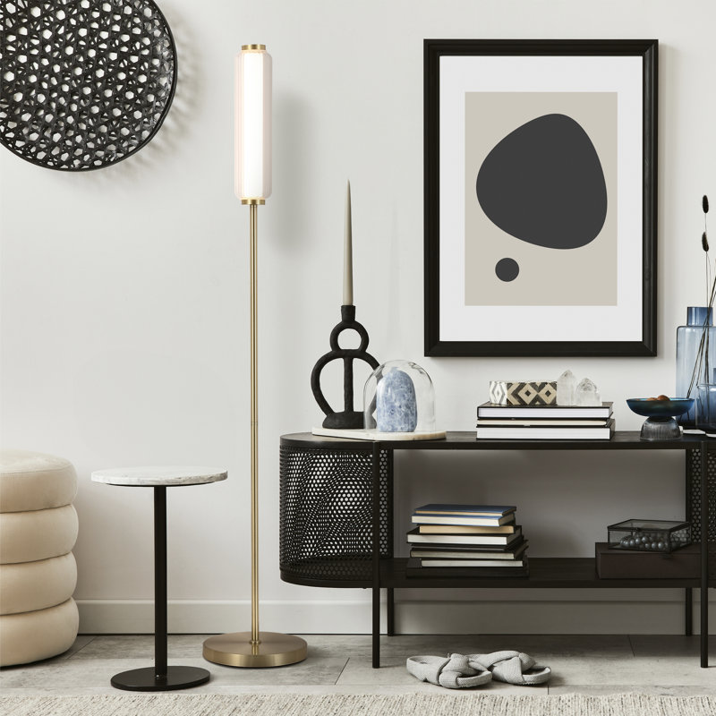 Avontae 127cm Satin LED Traditional Floor Lamp