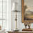 31.75" White Resin Table Lamp