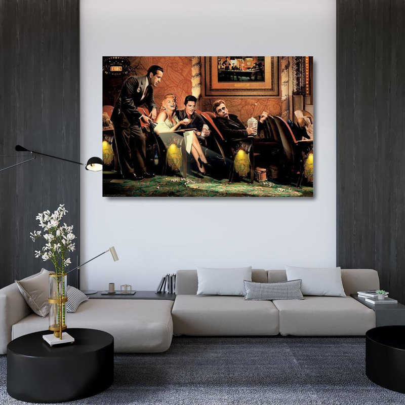 Art sur toile tendue avec Alcott Hill® Consani, Chris Gallery: Classic Interlude, H 33 po x l 48 po