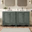 Ensemble de meuble-lavabo double avec deux lavabos séparés-1397403629