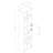 Liora Narrow 5-Shelf Narrow Bookcase-106679540