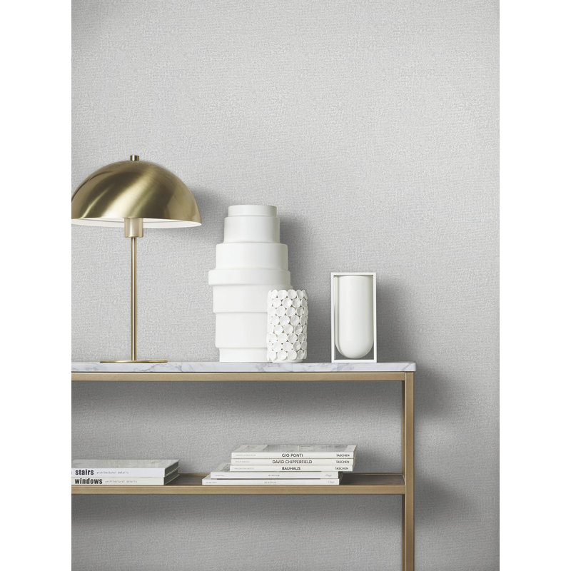 Papier peint texturé gris Garden Garden, Gris