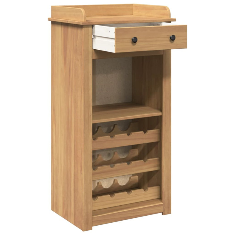 Bueno Floor Wine Bottle Rack Brown