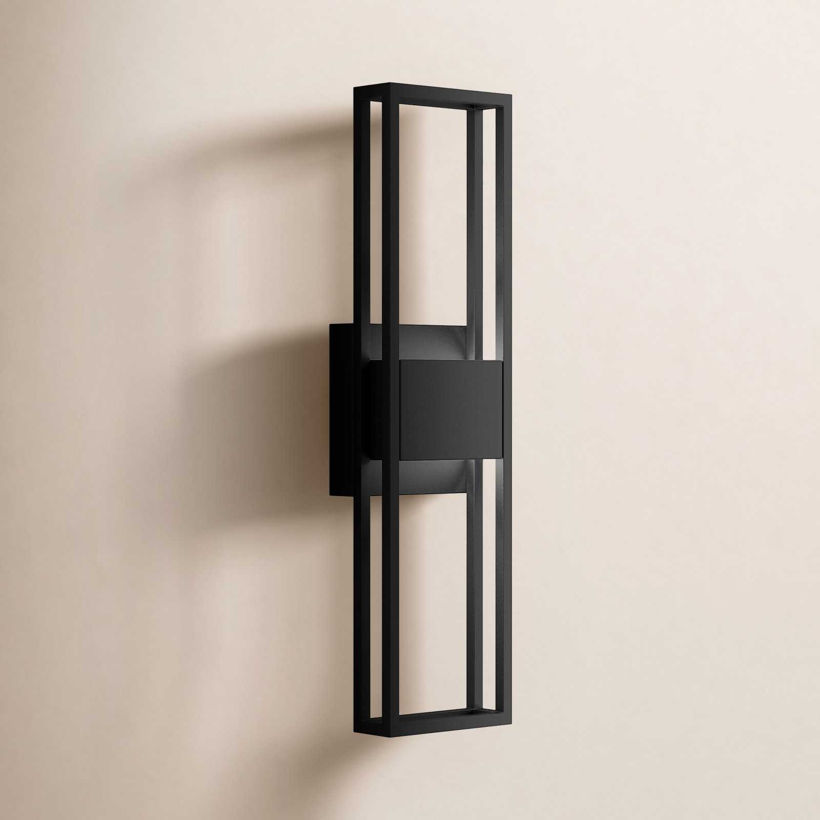 Alcott Hill® Outdoor Sconce, 20.13" H x 5.13" W x 3" D