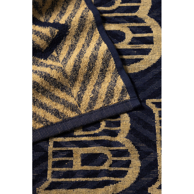 Turkish Cotton Beach Towel, Navy