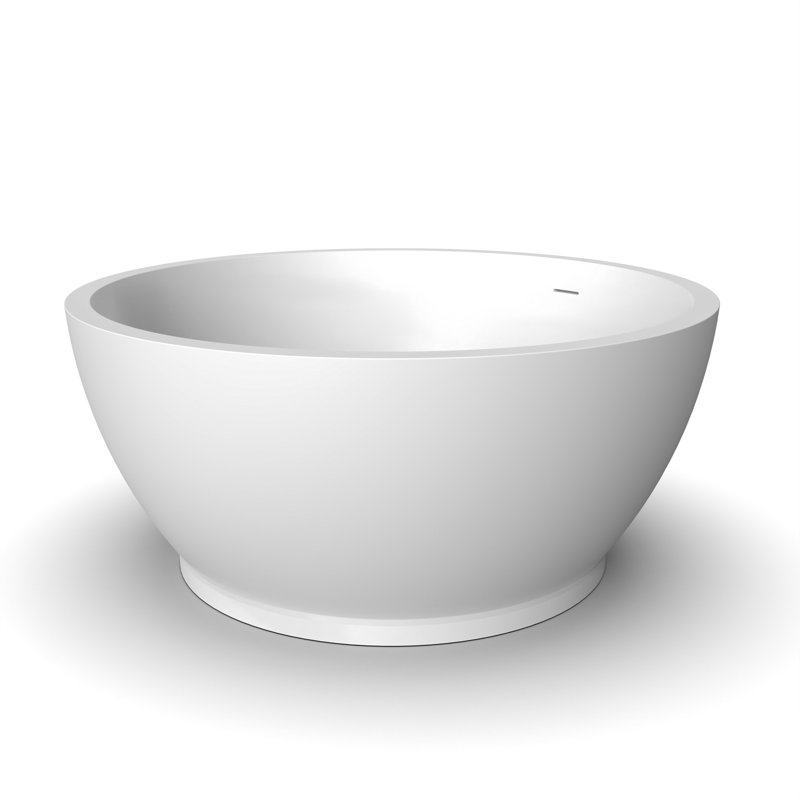 Freestanding Solid Surface Soaking Bathtub For Bathroom