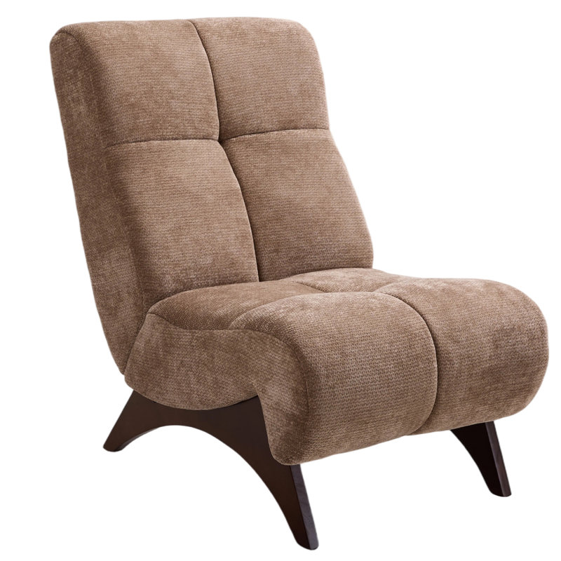 Upholstered Accent Chair, Brown