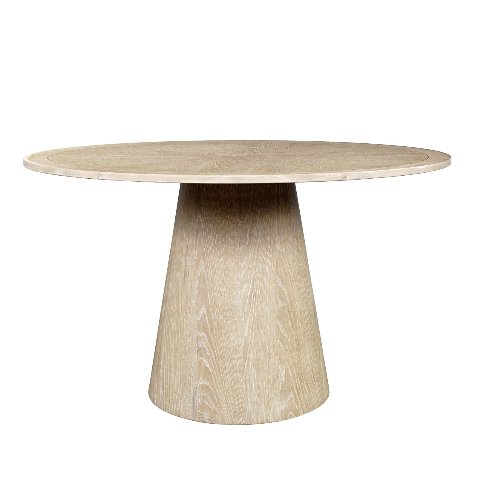 Darlington Round Dining Table, 30" H x 50" W x 50" D, Washed