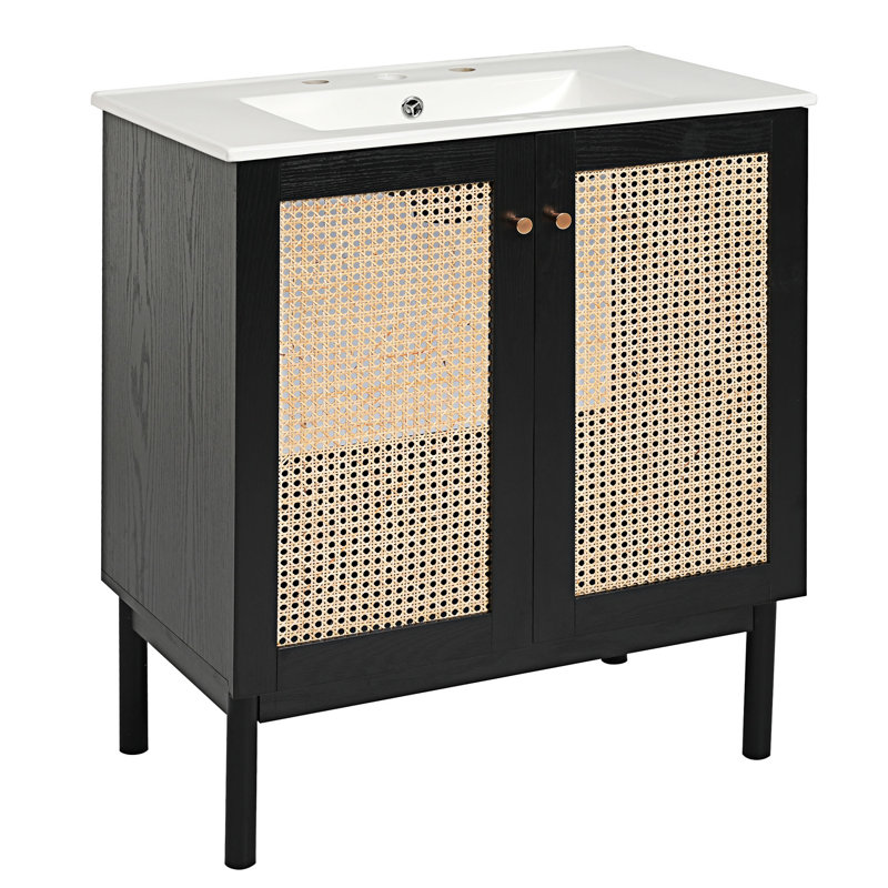 Meuble-lavabo de salle de bain avec lavabo