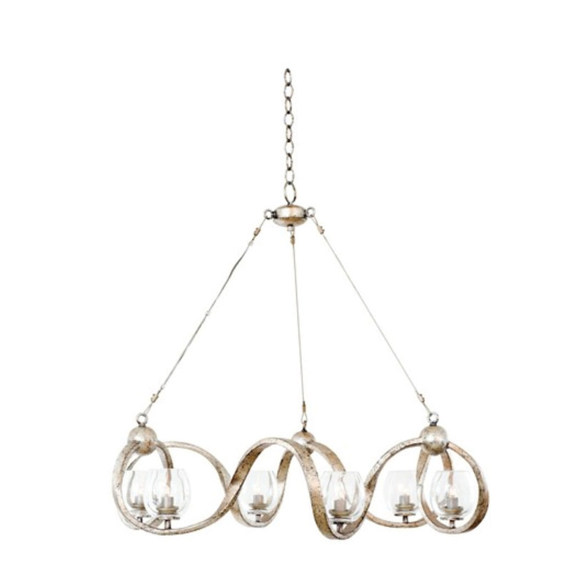 Lustre Madison 4 LT platine Kalco