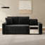 Canapé modulaire rembourré 79,3 po avec accoudoirs de rangement et console centrale pour le salon-1853042419