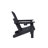 Folding Adirondack Chair Set With Side Table, 3-Piece Outdoor Seating Solution, Weather-Resistant And Easy Assembly-1250712397