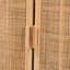 Armoire de rangement bohémienne en rotin naturel