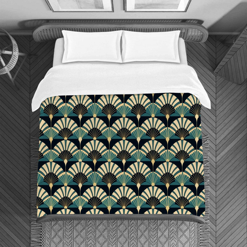 Housse de couette Art Deco Bedding Baroque, Housse de couette pour lit simple