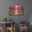 «Pink Trees Path & Tulips» par Cathy Horvath-Buchanan, art mural en métal, 24 po x 16 po-1759173526