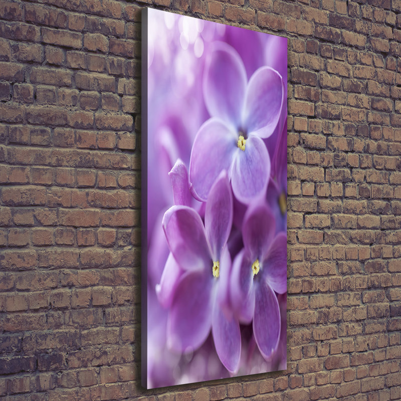 Lilac Flowers - Wrapped Canvas Print