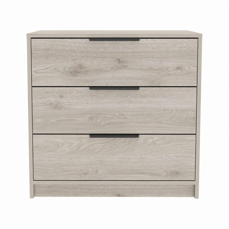 Commode 3 tiroirs N 27,5 po Nasura, Gris