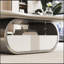 Table basse moderne avec plateau en pierre frittée Modern Butterfly-2087529413
