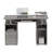 47.37'' W Desk Computer Workstation Desk with Storage for Living Room-1704292212