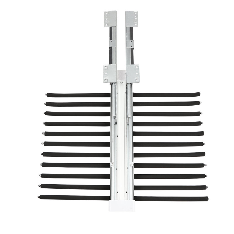 Support à pantalons coulissant en acier à 22 bras, charge maximale: 33 lb, Noir