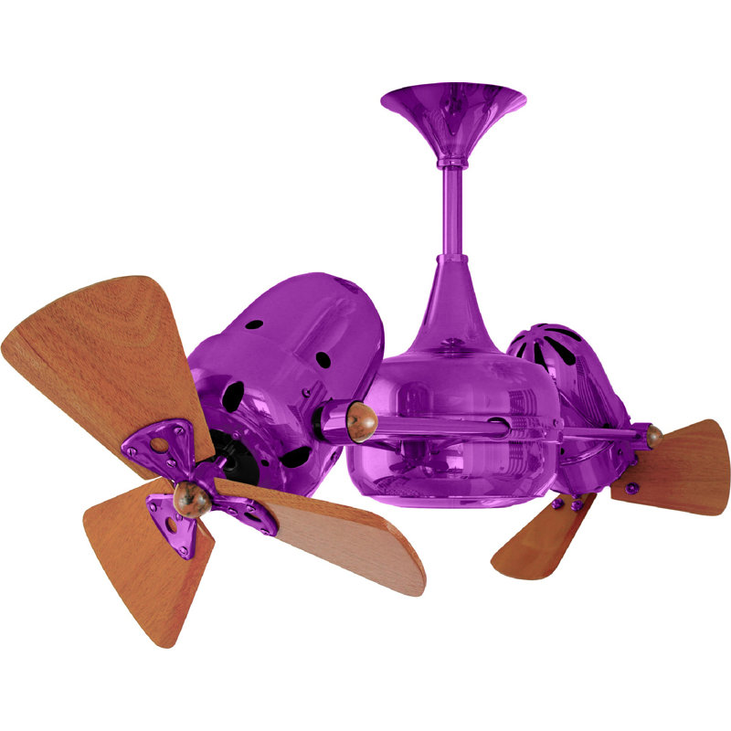 36" Duplo-Dinamico 3 Blade Ceiling Fan, Ametista