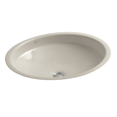 Canvas® Metal Oval Undermount Bathroom Sink with Overflow