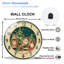 Horloge murale de Noël avec horloge murale 12 po